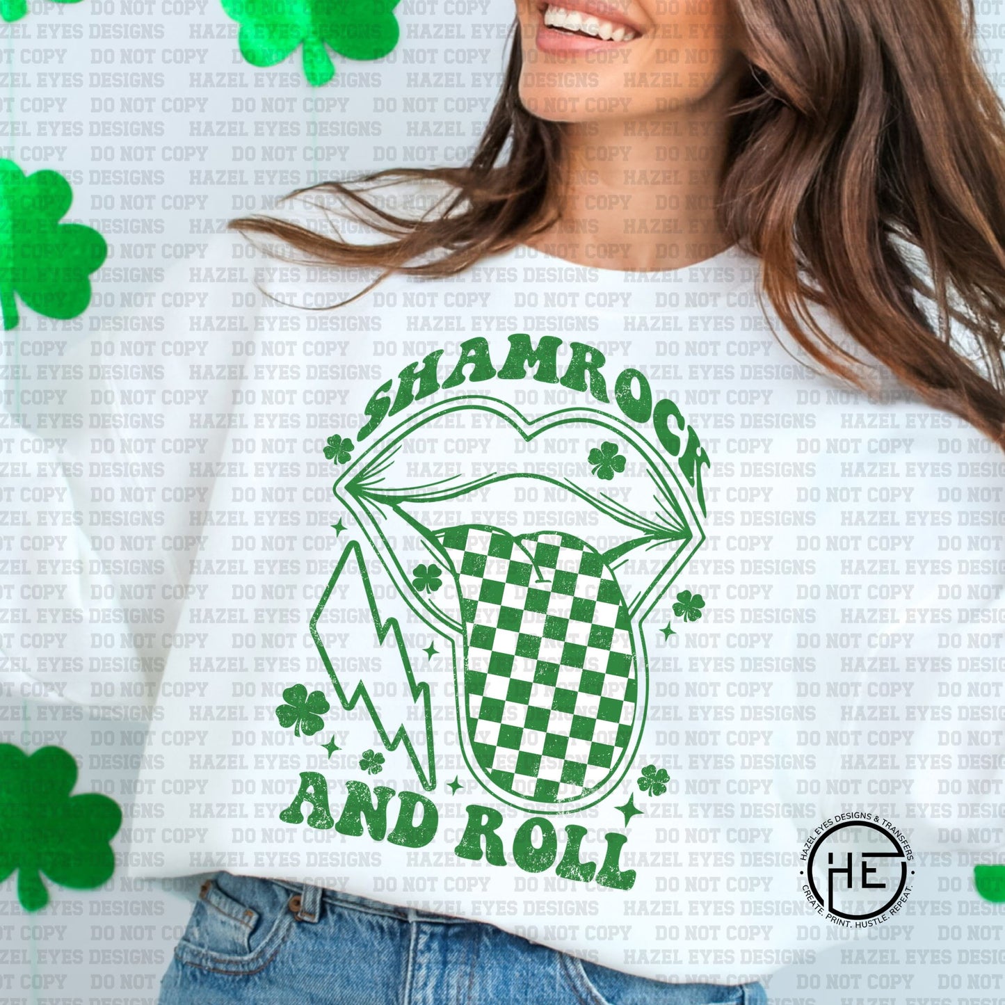 Shamrock and Roll - DTF Transfer