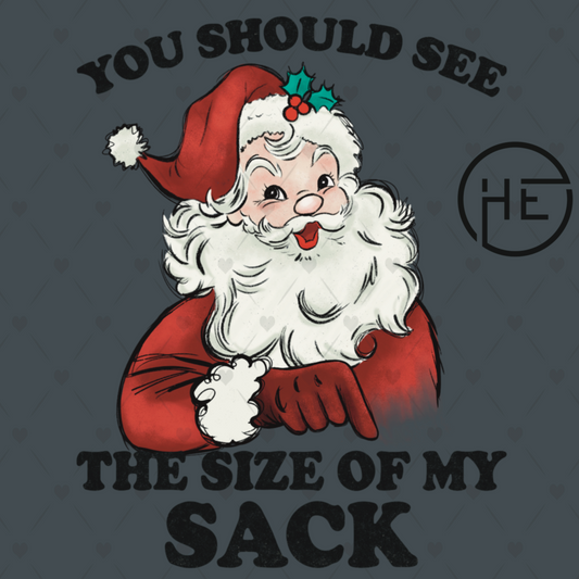 You Should See The Size Of My Sack- DTF Transfer
