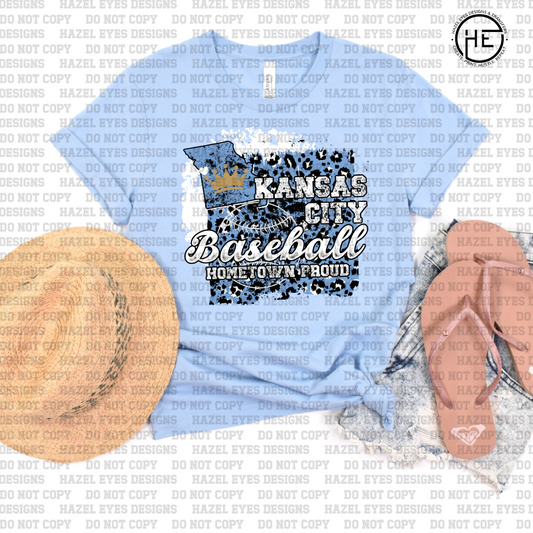 KC Home Town Pride Baseball DTF Transfer