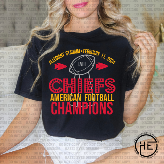 Chiefs American Champs DTF Transfer