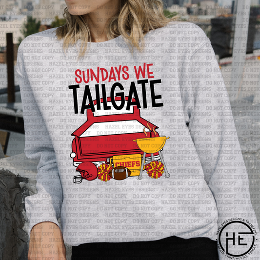 Sundays We Tailgate DTF Transfer