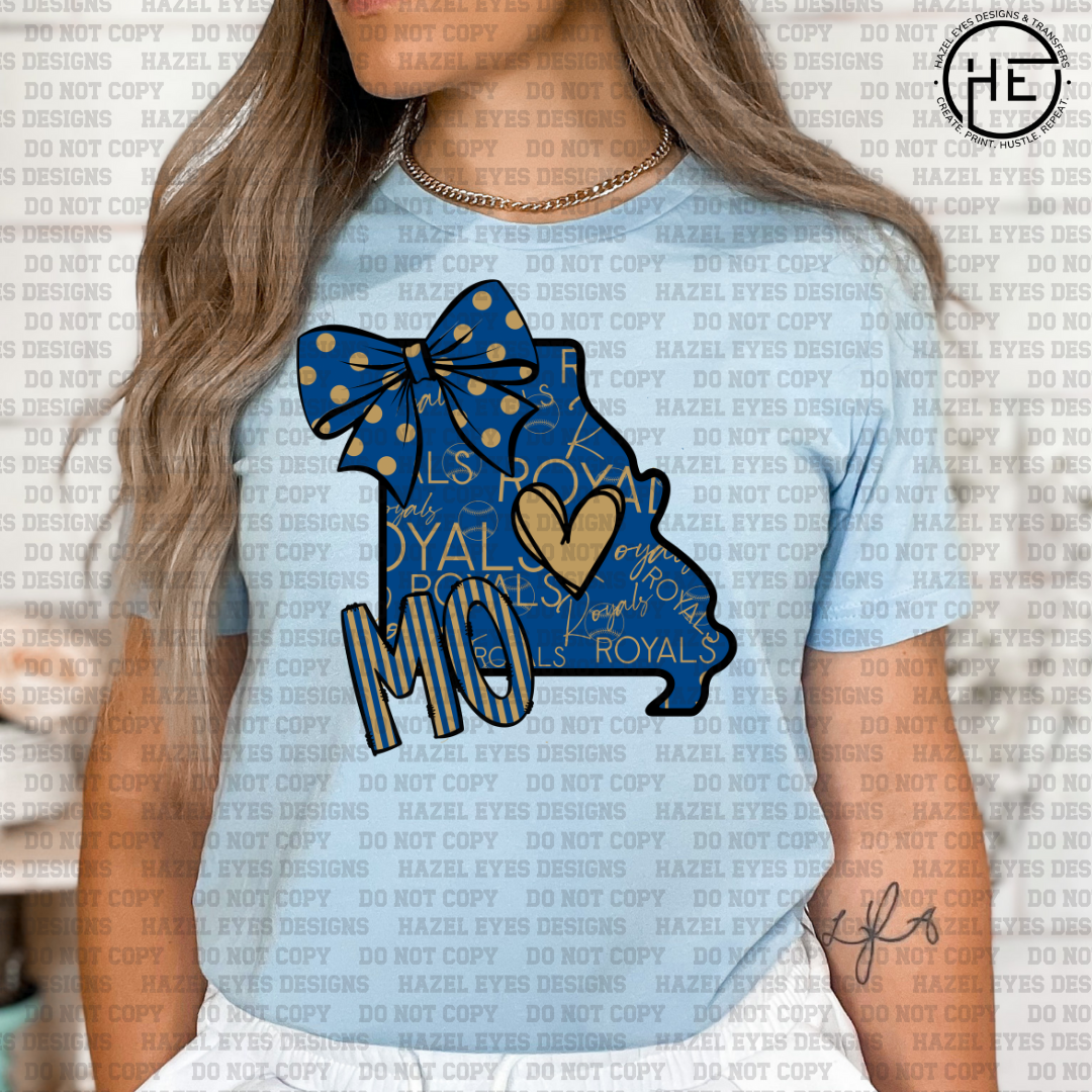 MO Heart State Blue Gold – Hazel Eyes Designs