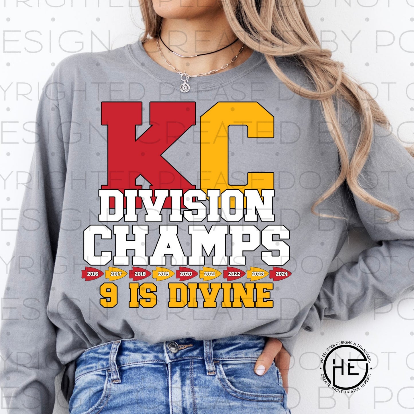 KC Division Champs- DTF Transfer