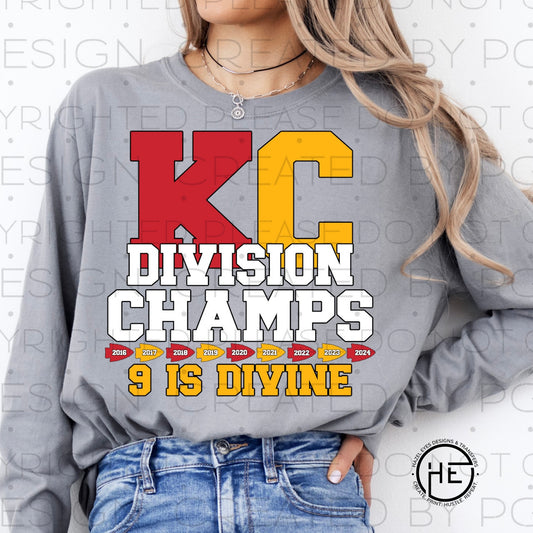 KC Division Champs- DTF Transfer