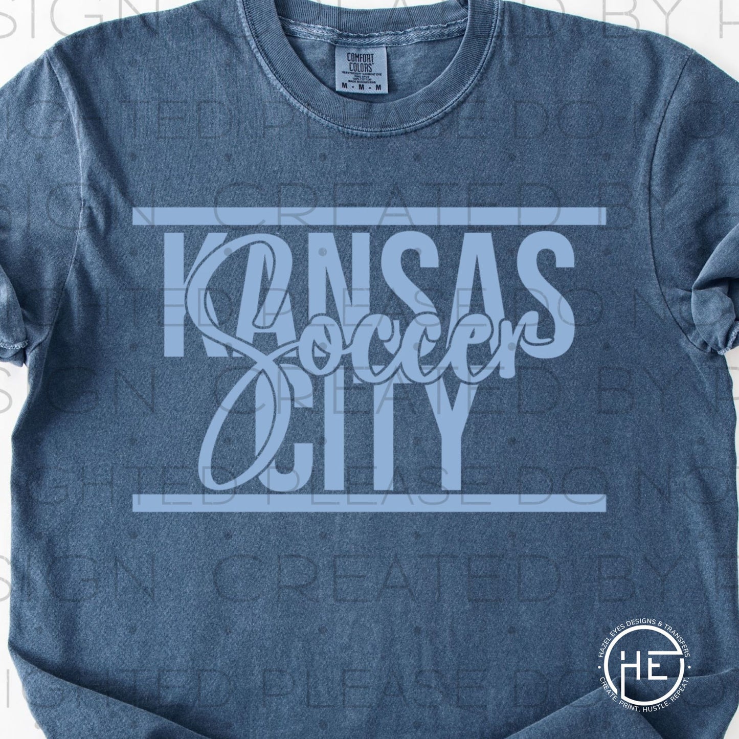 Classic Kansas City Sporting Soccer - DTF Transfer