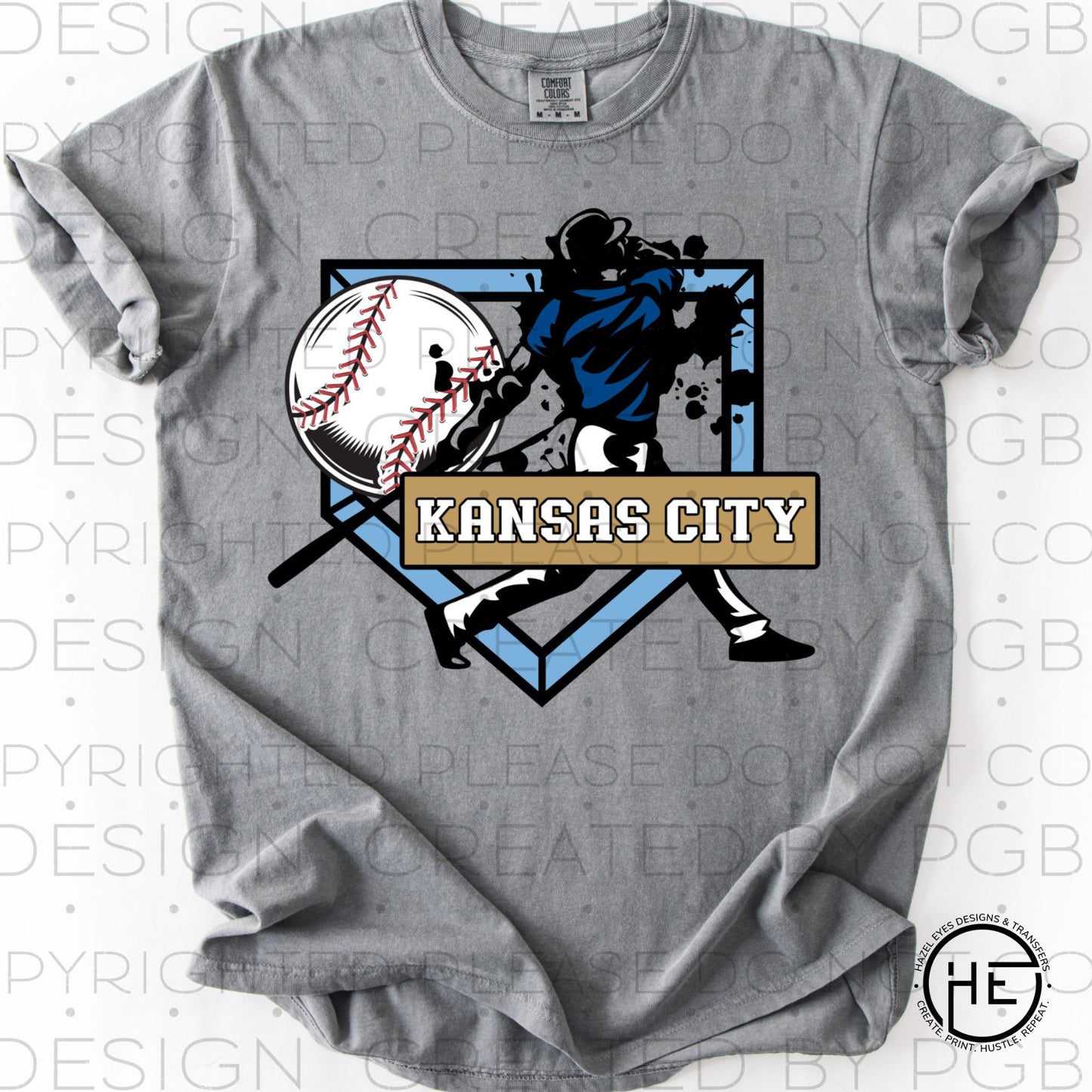 Kansas City Royals Homeplate- DTF Transfer