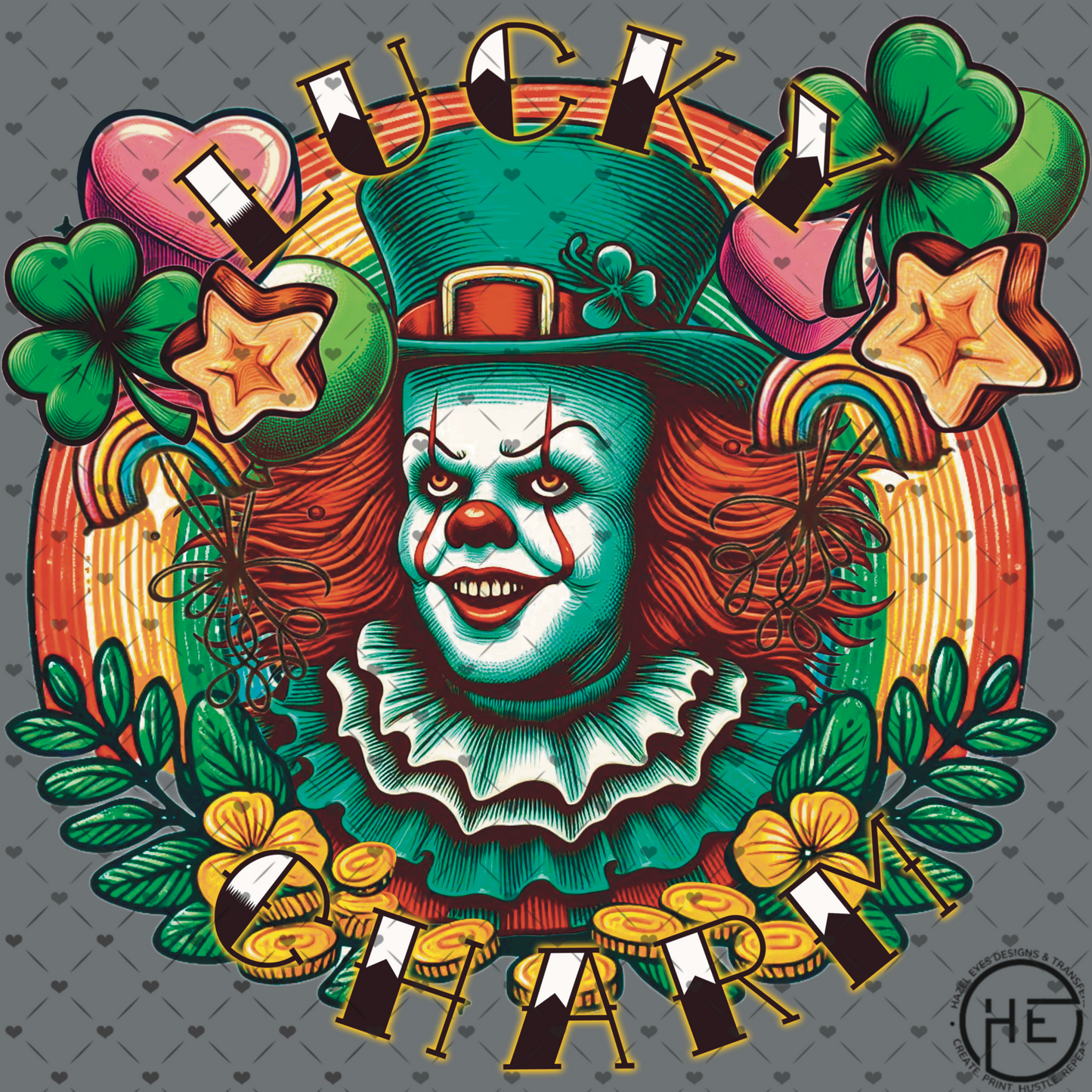 Lucky Charm Pennywise - DTF Transfer